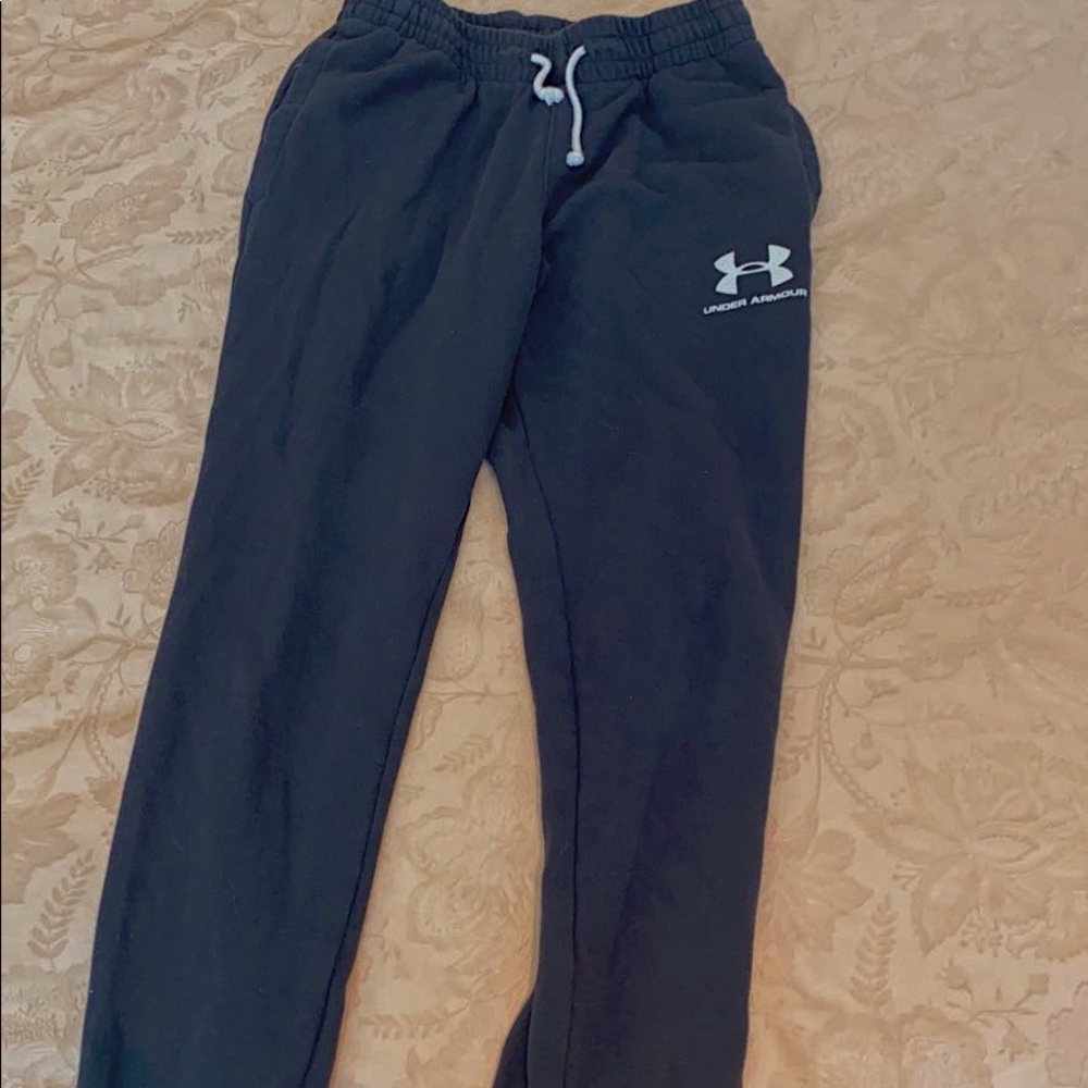 black under armour sweatpants